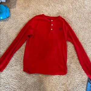 American eagle red long sleeve